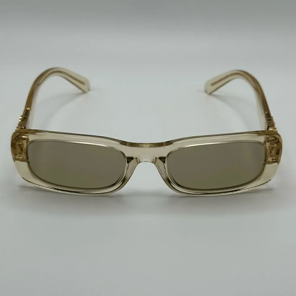 MIU MIU Sunglasses MU08ZS 11T40F Sand Transparent/Dark Brown Women NEW - Picture 7 of 13